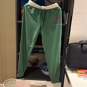 No Bo Cozy Club Green long sleeve + Joggers set